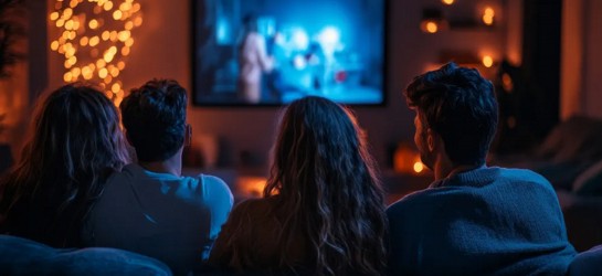 Um design planejado pode criar um cinema em casa único e muito confortável - Créditos foto: Gustavo Vinhote